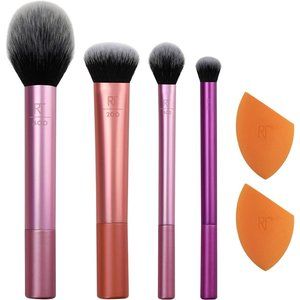 Makeup Brush Set with 2 Sponge Blenders for Eyeshadow